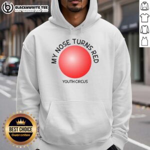 Alternative view of Original My Nose Turns Red Youth Circus T-Shirt