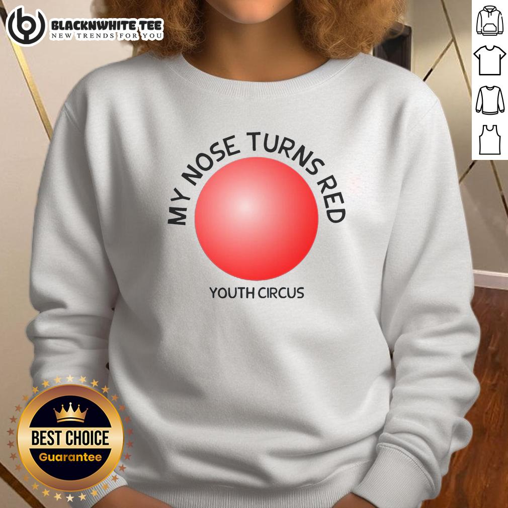 Original My Nose Turns Red Youth Circus T-Shirt - Image 5