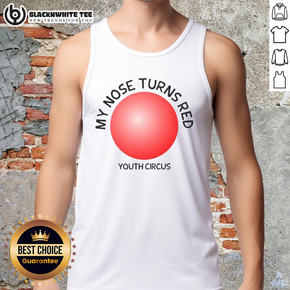 Original My Nose Turns Red Youth Circus T-Shirt - Image 4