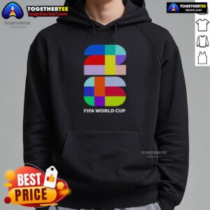 Alternative view of Top FIFA 2026 World Cup Colour Logo Emblem T-Shirt