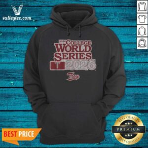 Alternative view of Awesome Troy Baseball 2026 College World Series Shirt