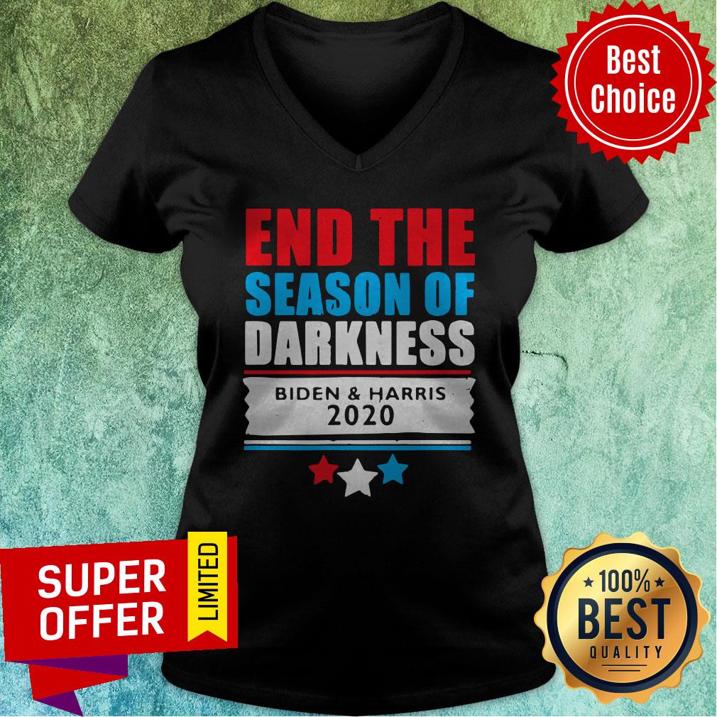 Top End The Season Of Darkness Biden And Harris 2020 Shirt - Image 4