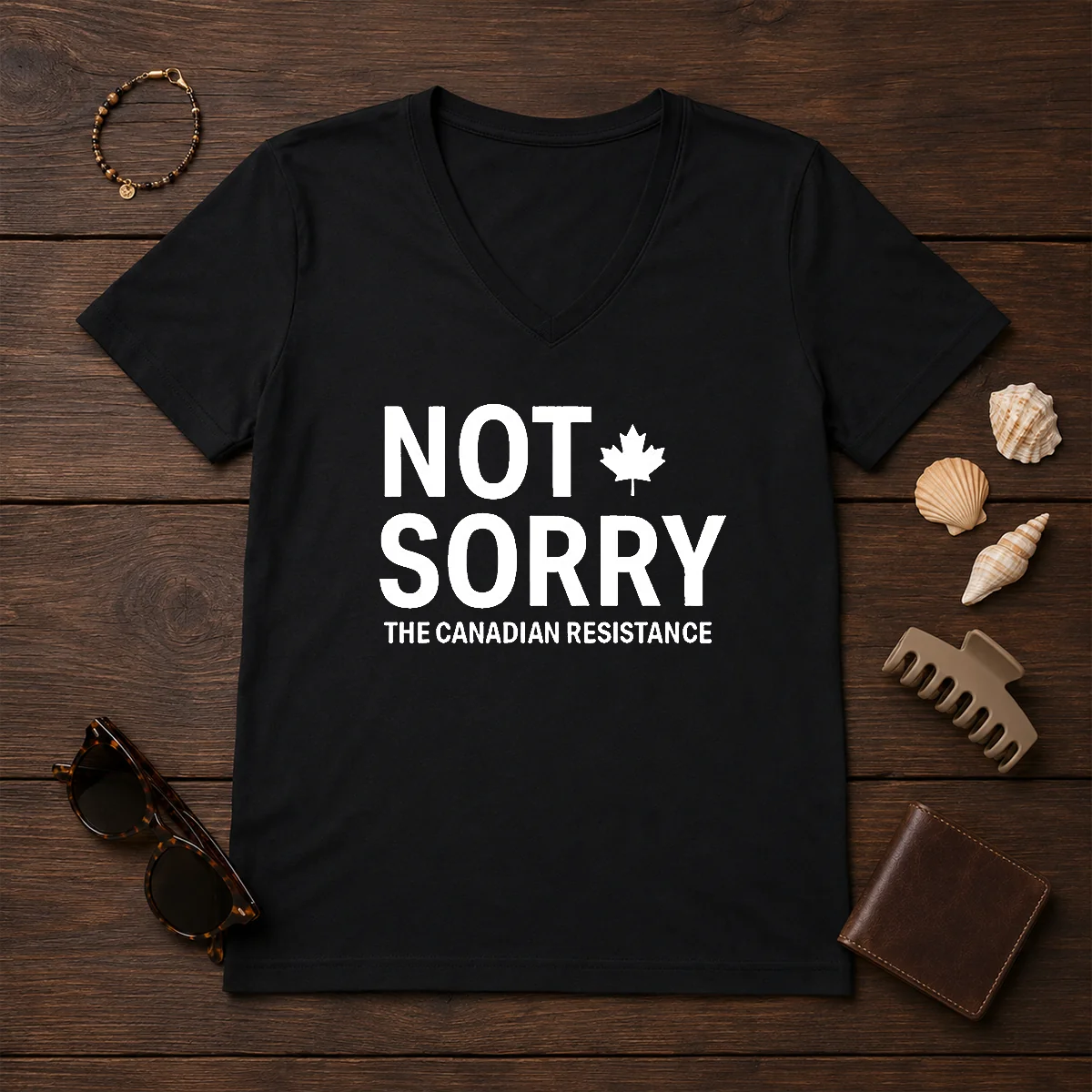 Nice Not Sorry The Canadian Resistance Canada Shirt - Image 2
