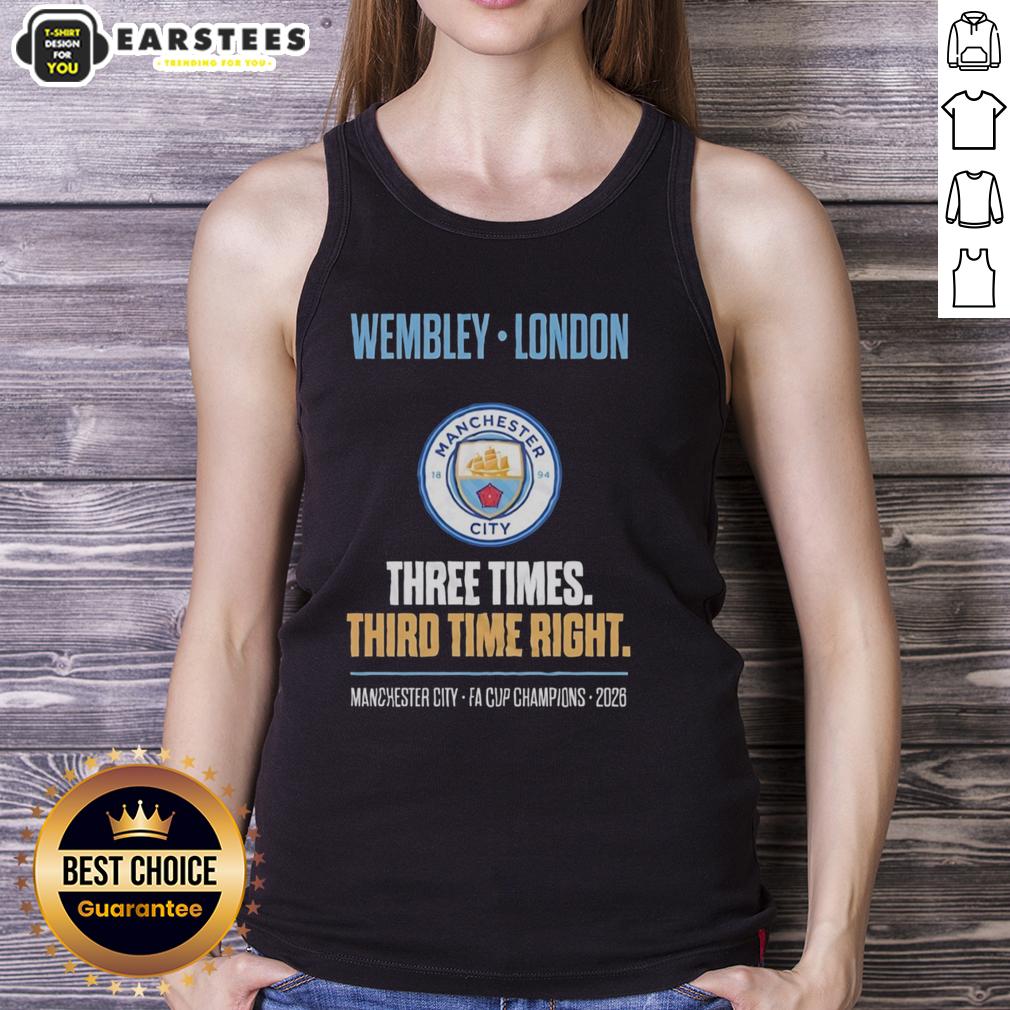 Awesome Manchester City Fa Cup Champions Wembley 2026 Redemption T-Shirt - Image 4