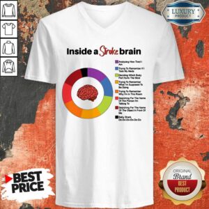 Alternative view of Inside A Stroke Brain Shirt