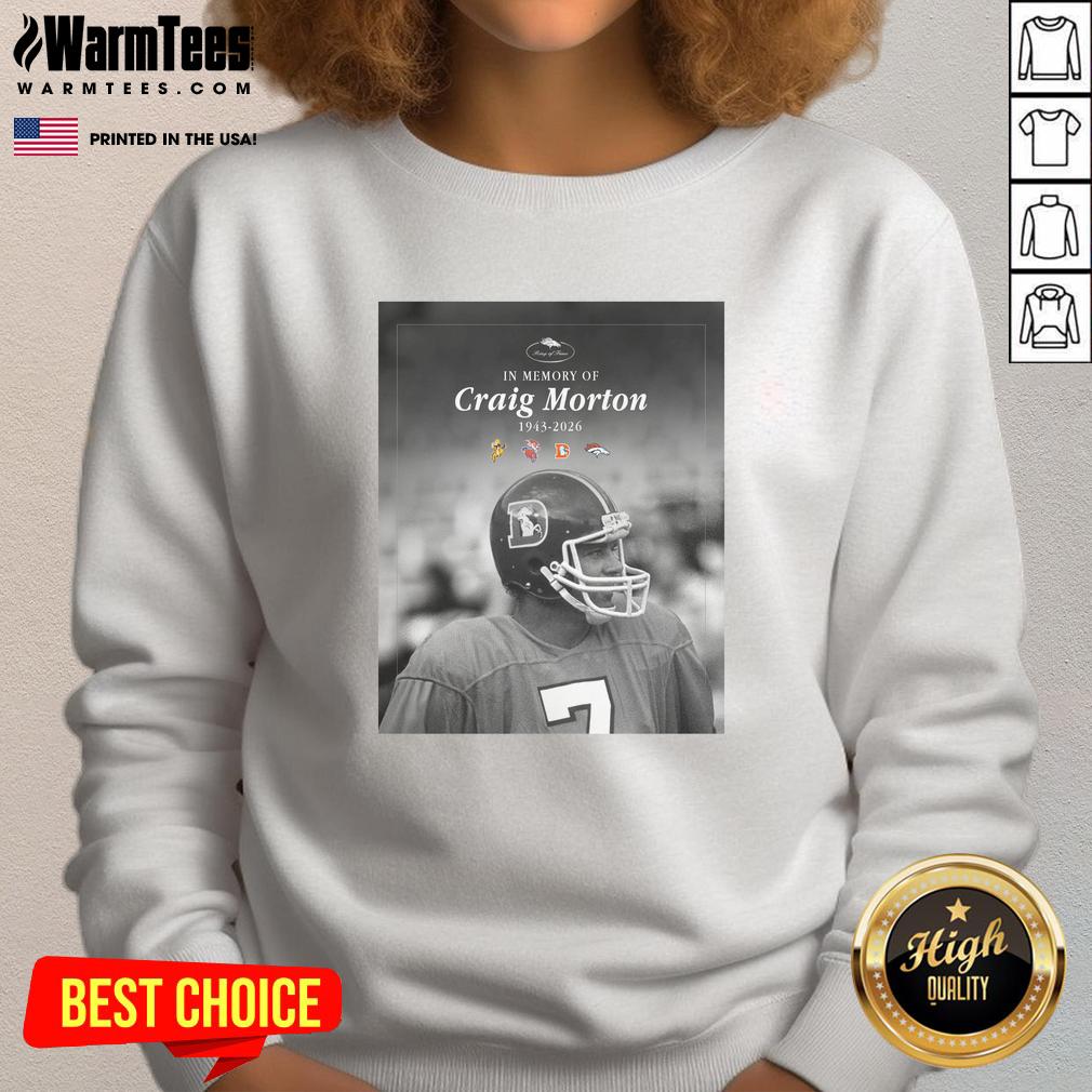 Pretty In Memory Of Craig Morton 1943-2026 T-Shirt - Image 5