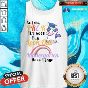 Alternative view of Unicorn So Long Pre K It's Been Fun Look Out Kindergarten Here I Come Shirt