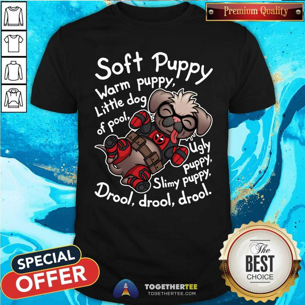 Hot Soft Dogpool Warm Puppy Little Dog Of Pool T-Shirt