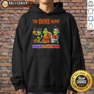 Alternative view of Good Home Depot X Grinch Cosplay Happy HalloThanksMas T-Shirt