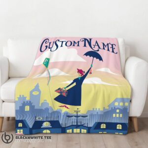 Alternative view of Official Perfect Mary Poppins Returns Holiday Blanket Fleece Customized Blanket