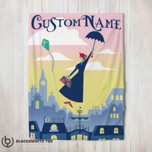 Official Perfect Mary Poppins Returns Holiday Blanket Fleece Customized Blanket