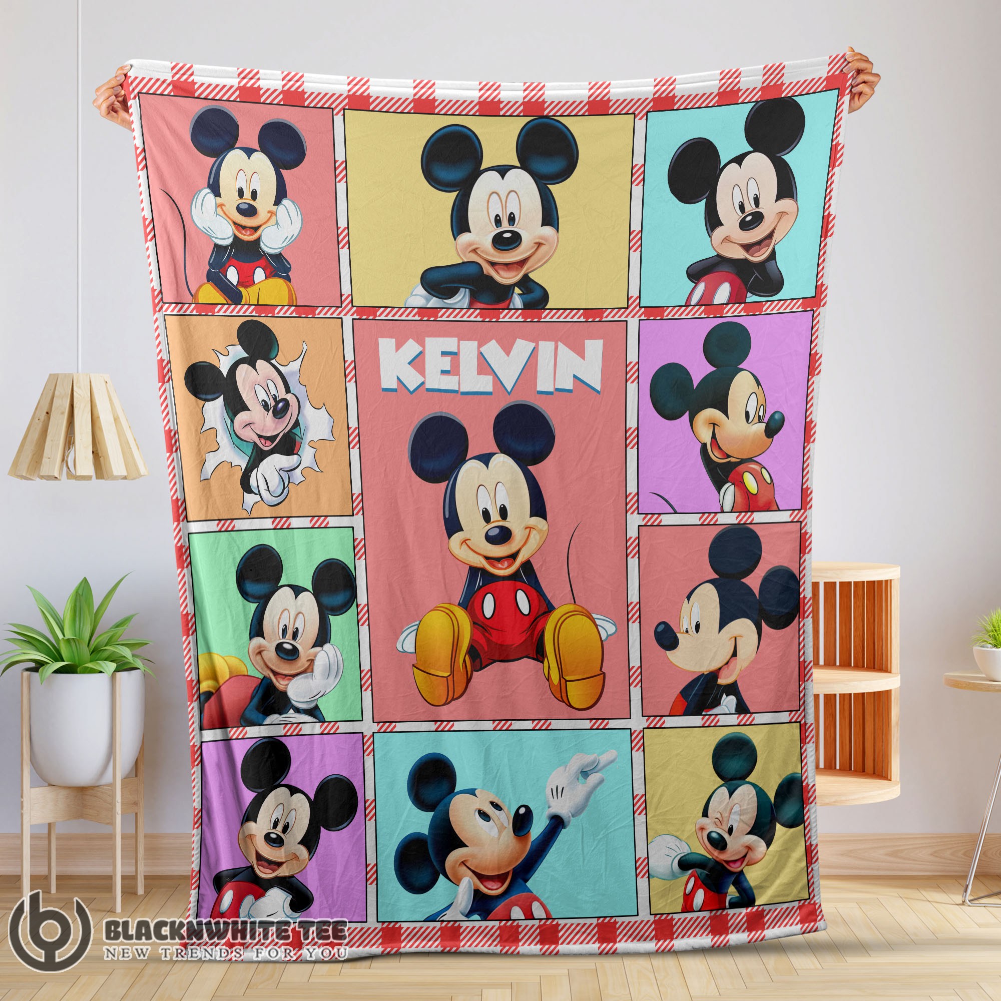Official Perfect Mickey Mouse Collage Blanket Fleece Customized Blanket