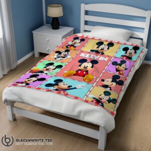 Alternative view of Official Perfect Mickey Mouse Collage Blanket Fleece Customized Blanket