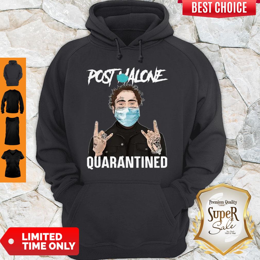 Top Post Malone Quarantined COVID-19 Shirt - Image 3