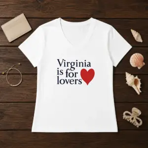 Alternative view of Hot Virginia Is For Lovers Shirt