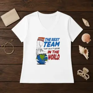 Alternative view of Nice The Best Team That Calls It Soccer In The World Shirt