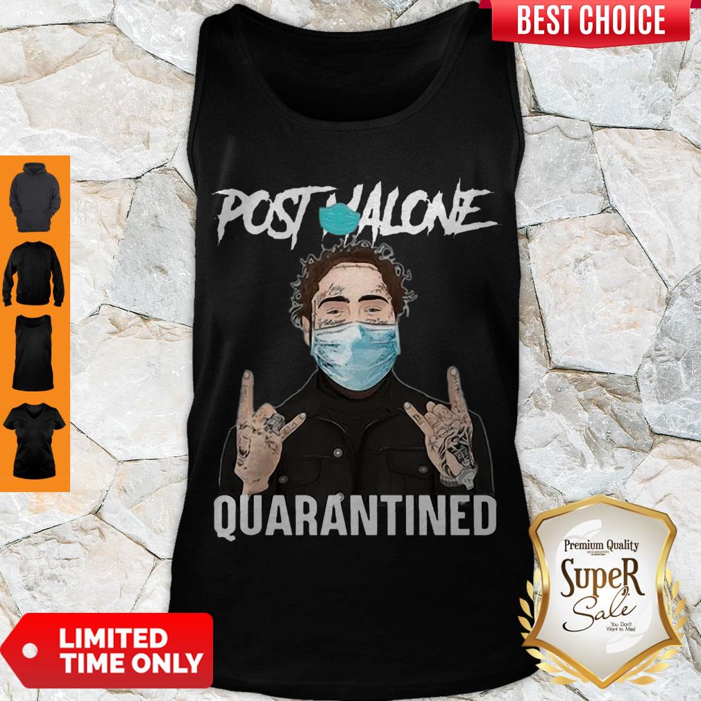 Top Post Malone Quarantined COVID-19 Shirt - Image 4