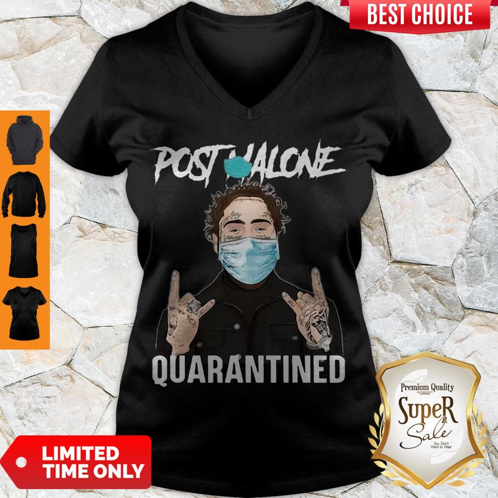 Top Post Malone Quarantined COVID-19 Shirt - Image 5