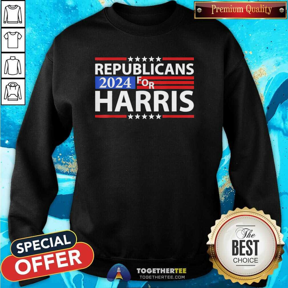 Great Republicans For Kamala Harris President Election 2024 T-Shirt - Image 5