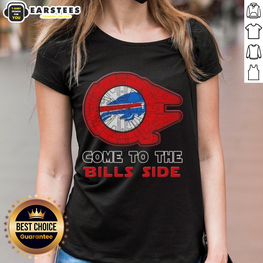 Happy Star Wars Come To The Buffalo Bills Side T-Shirt - Image 3