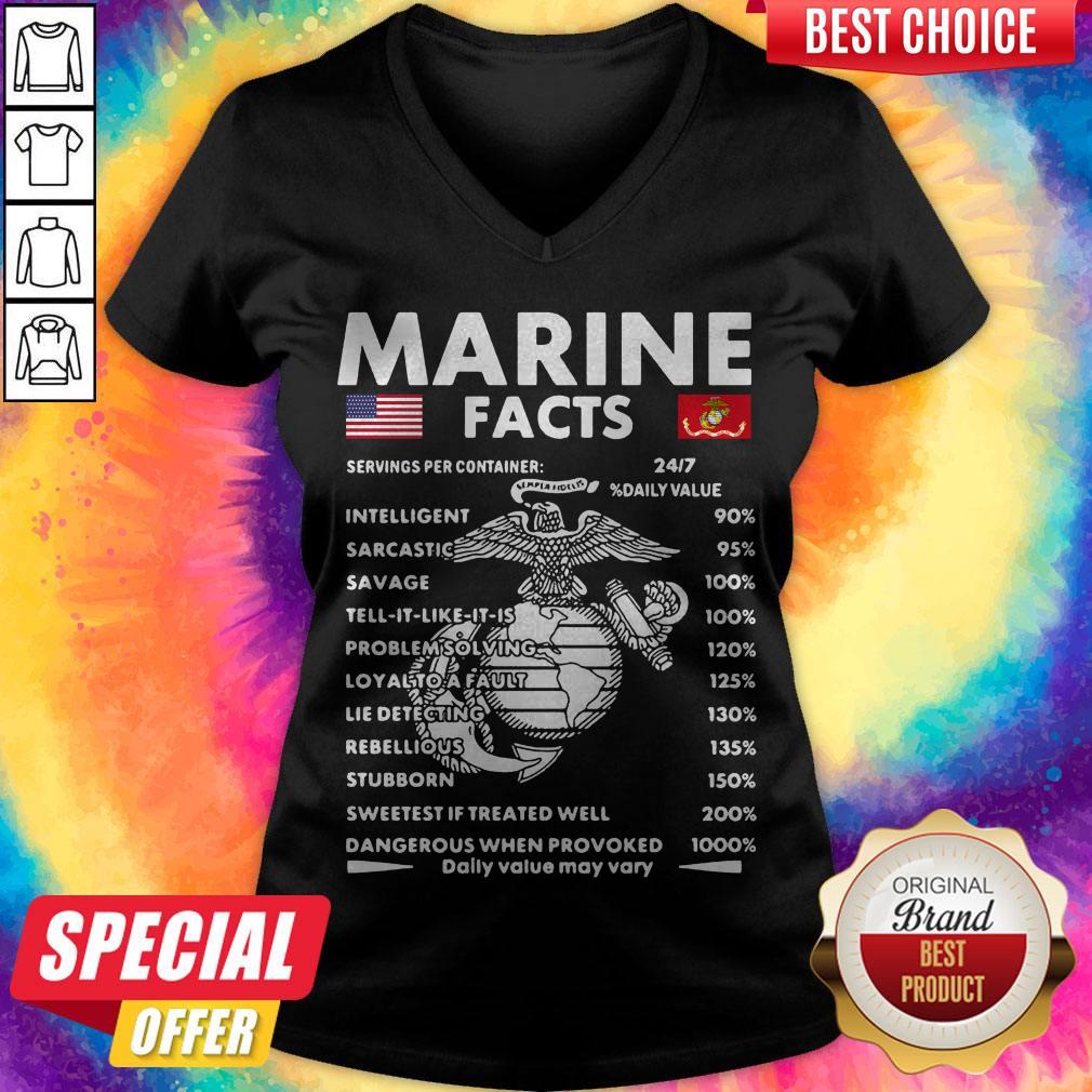 Official Marine Facts Shirt - Image 2