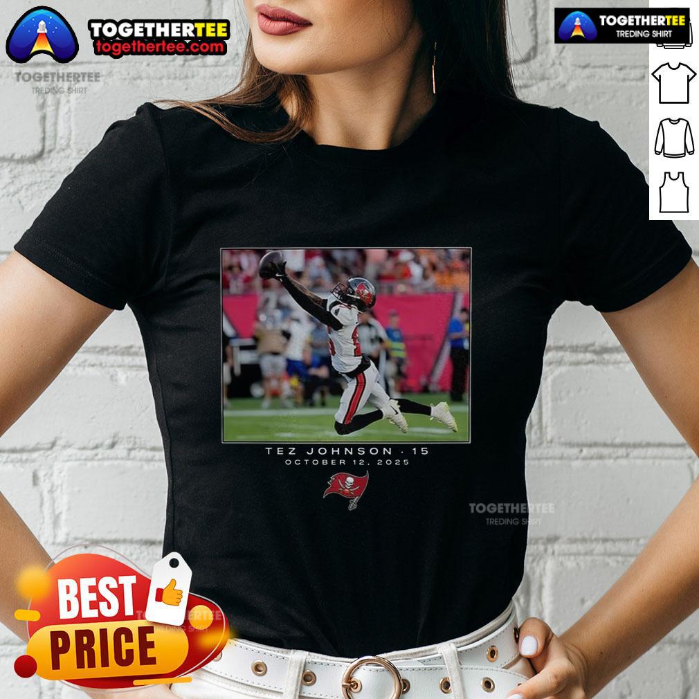 Hot Tez Johnson Tampa Bay Buccaneers NFL Week 6 2025 T-Shirt - Image 3