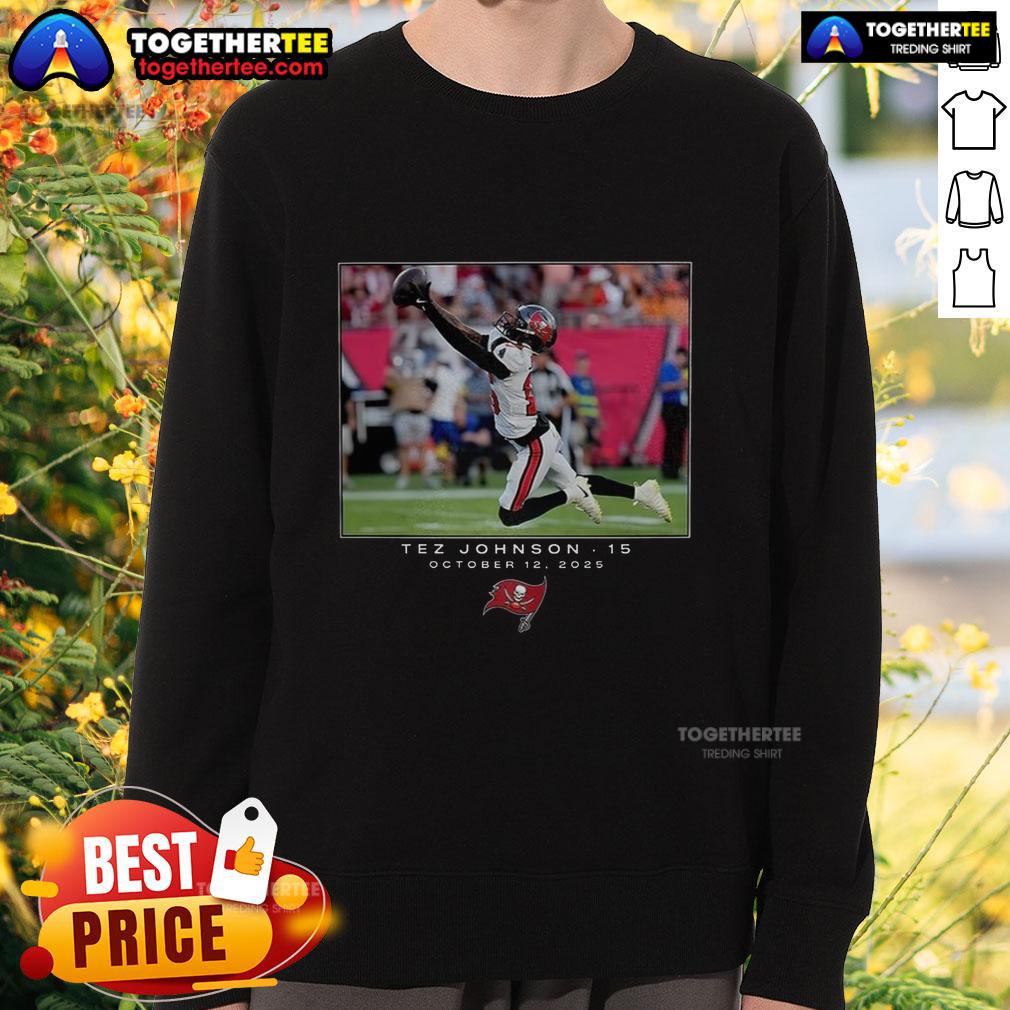 Hot Tez Johnson Tampa Bay Buccaneers NFL Week 6 2025 T-Shirt - Image 5