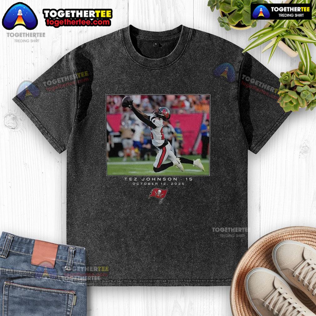 Hot Tez Johnson Tampa Bay Buccaneers NFL Week 6 2025 T-Shirt - Image 6