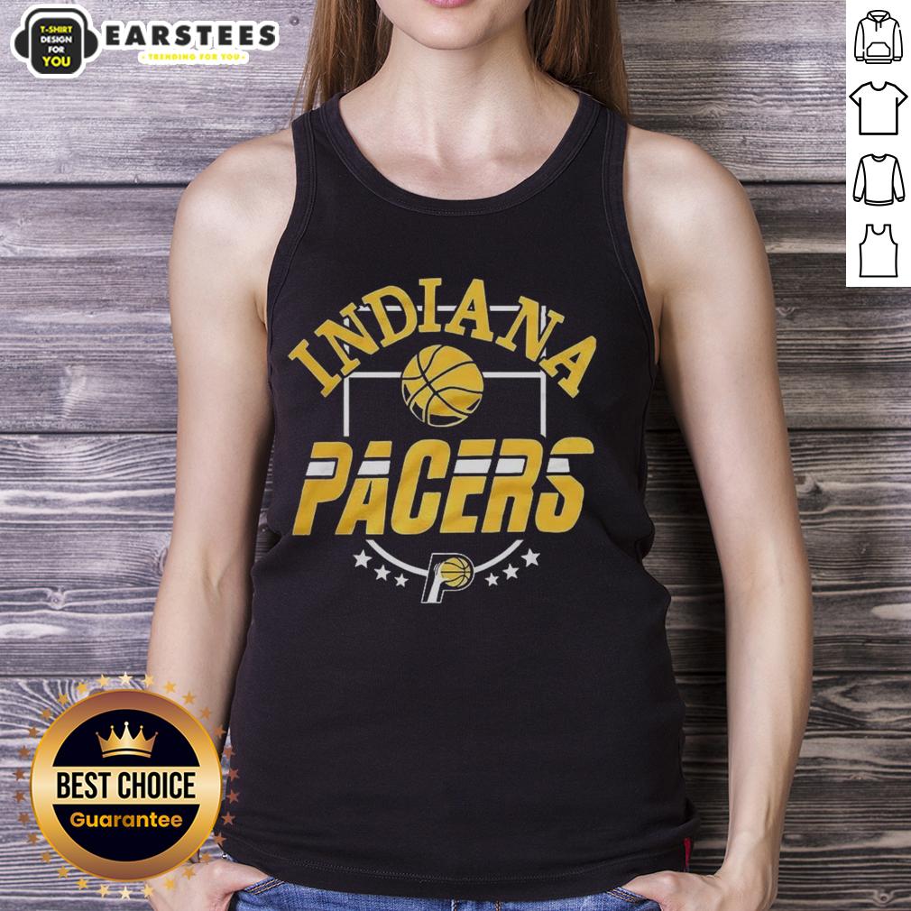 Awesome Indiana Pacers City Basketball 2025 Six Stars Logo T-Shirt - Image 4