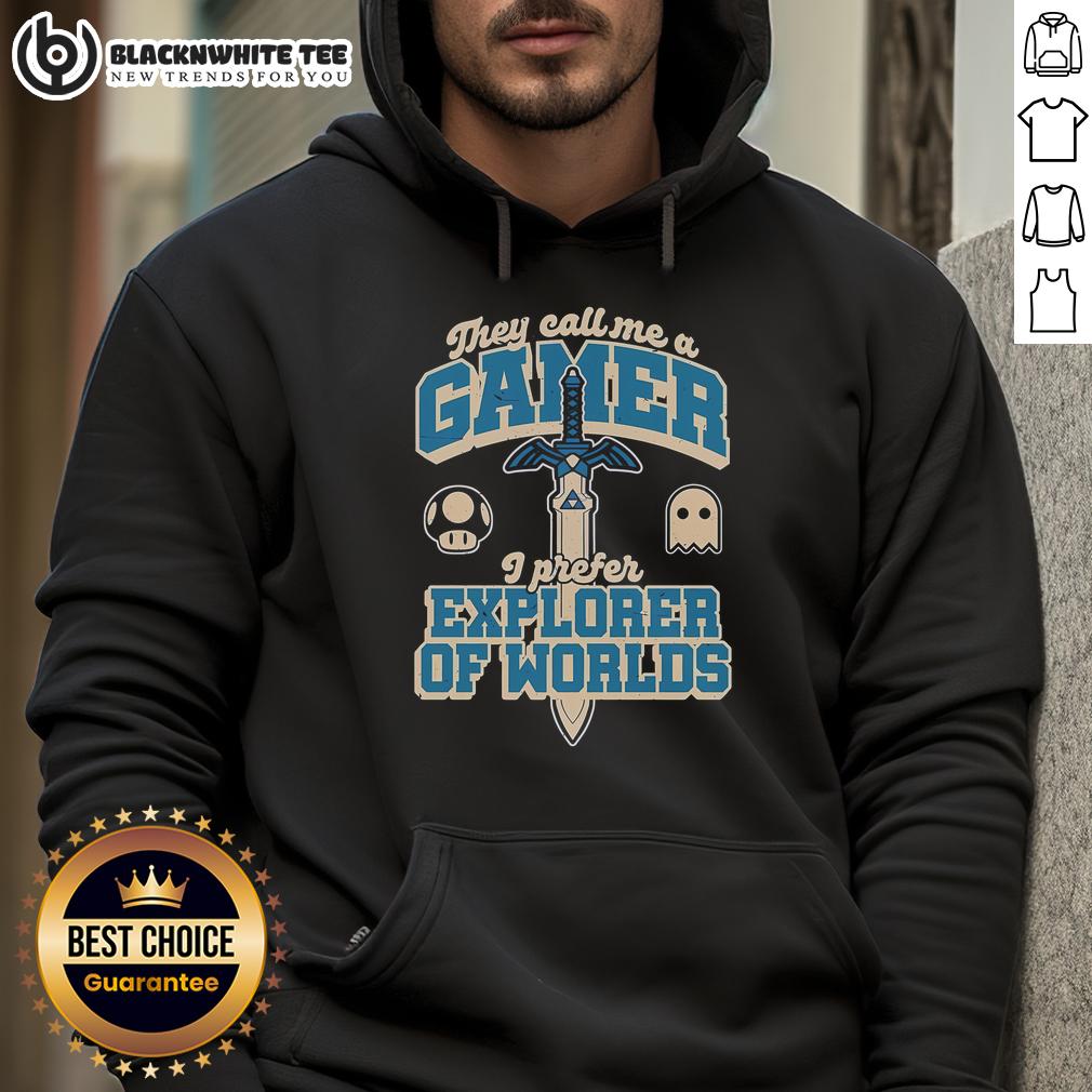 Funny Gamer Sword Explorer T-Shirt - Image 2