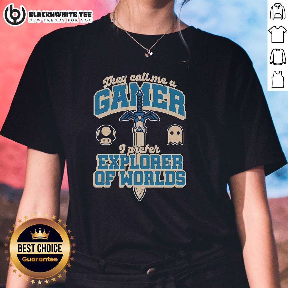 Funny Gamer Sword Explorer T-Shirt - Image 3