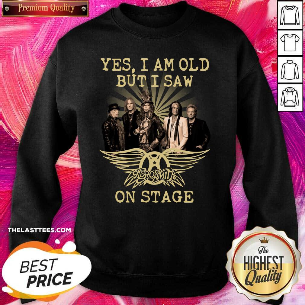 Funny Yes I Am Old But I Saw Aerosmith On Stage Shirt - Image 4