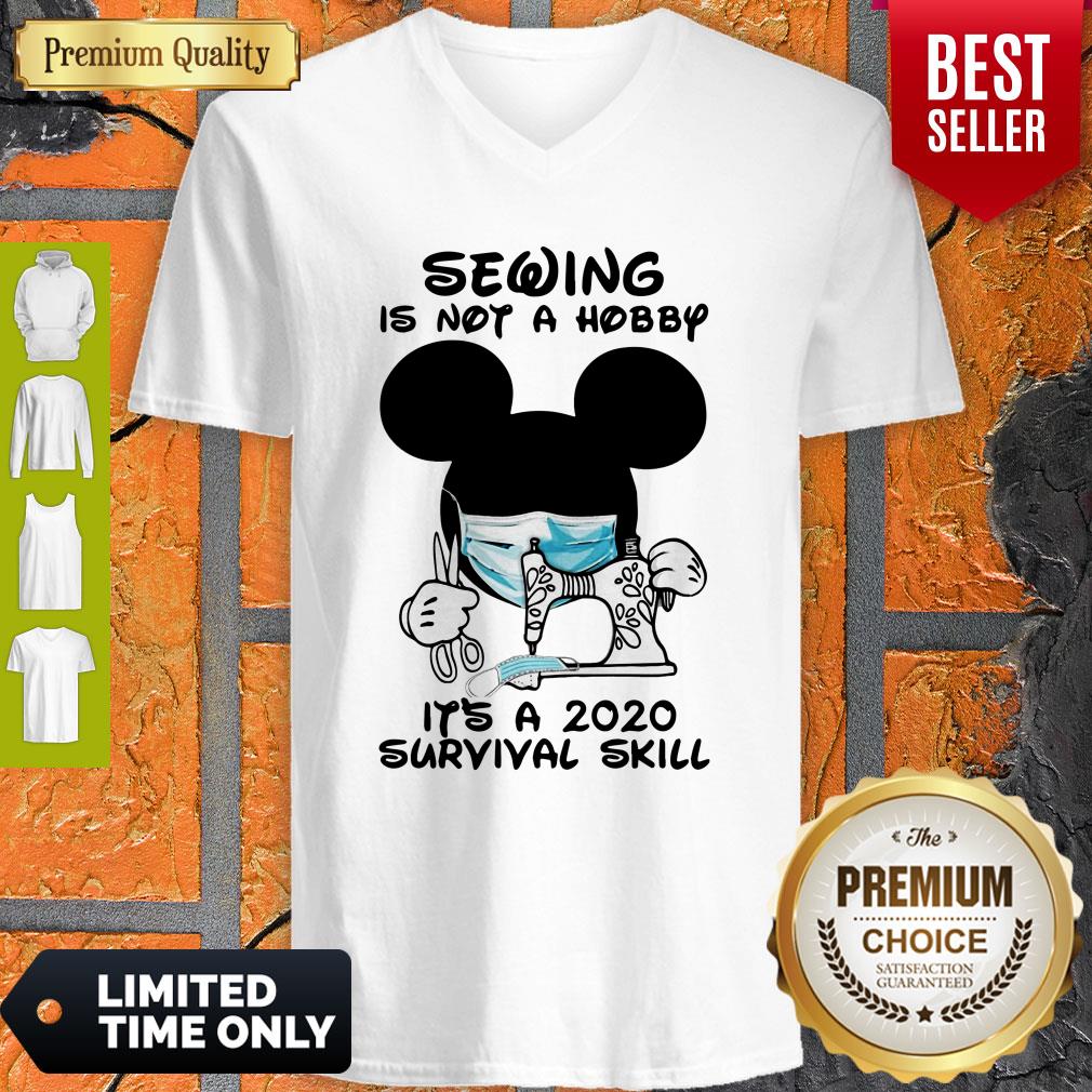 Mickey Sewing Is Not A Hobby It’s A 2020 Survival Skill Shirt - Image 4