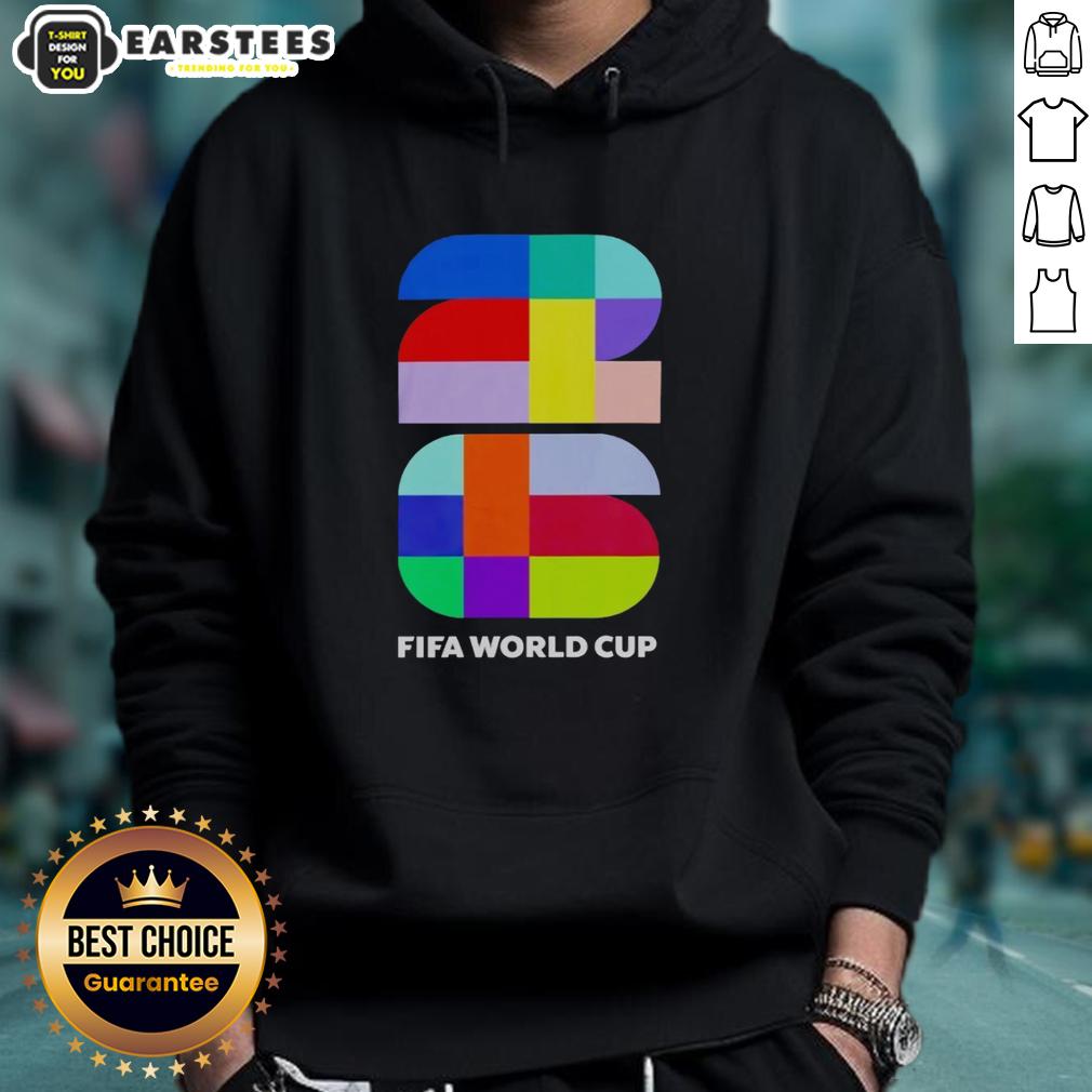 Awesome Fifa 2026 World Cup Colour Logo Emblem T-Shirt - Image 2