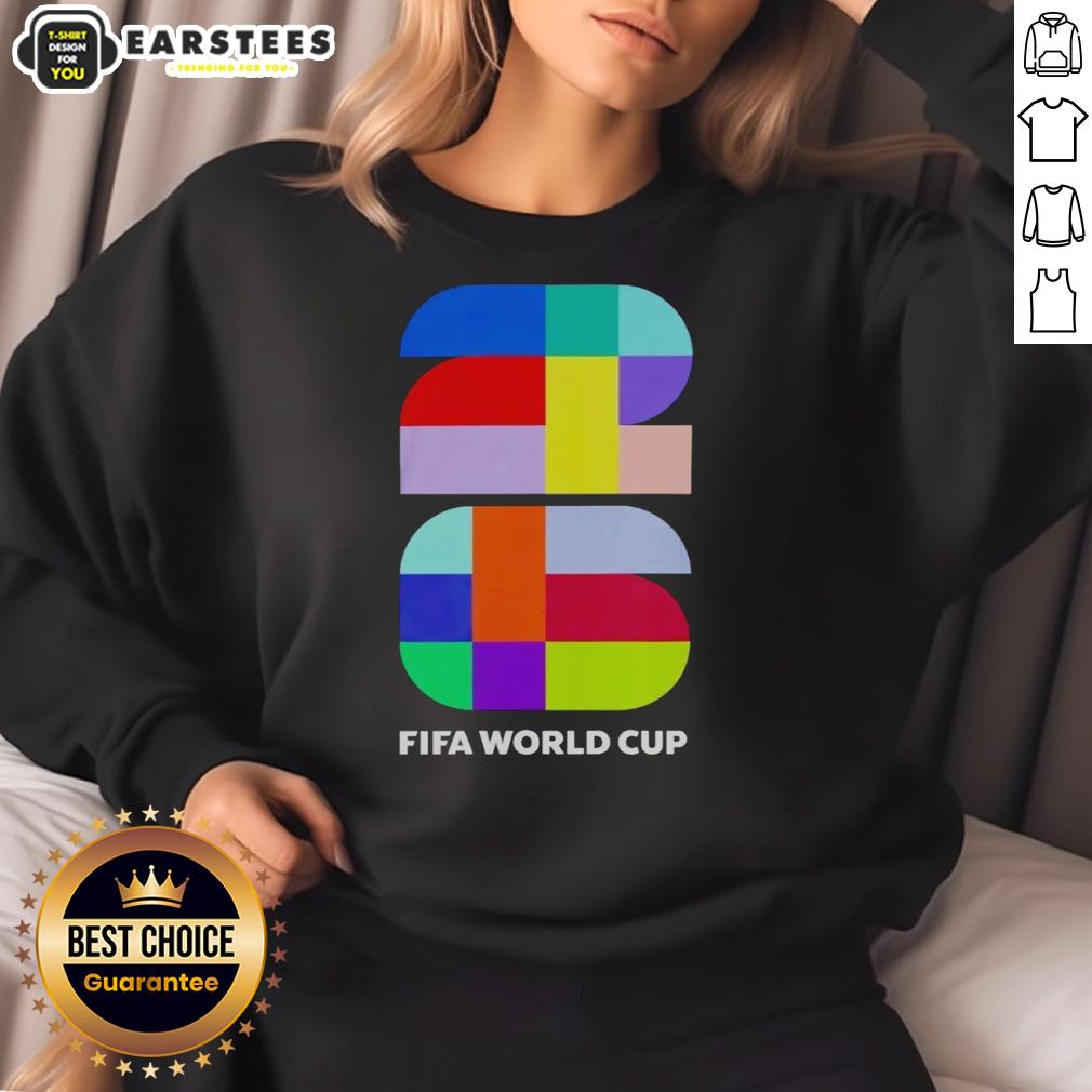 Awesome Fifa 2026 World Cup Colour Logo Emblem T-Shirt - Image 5