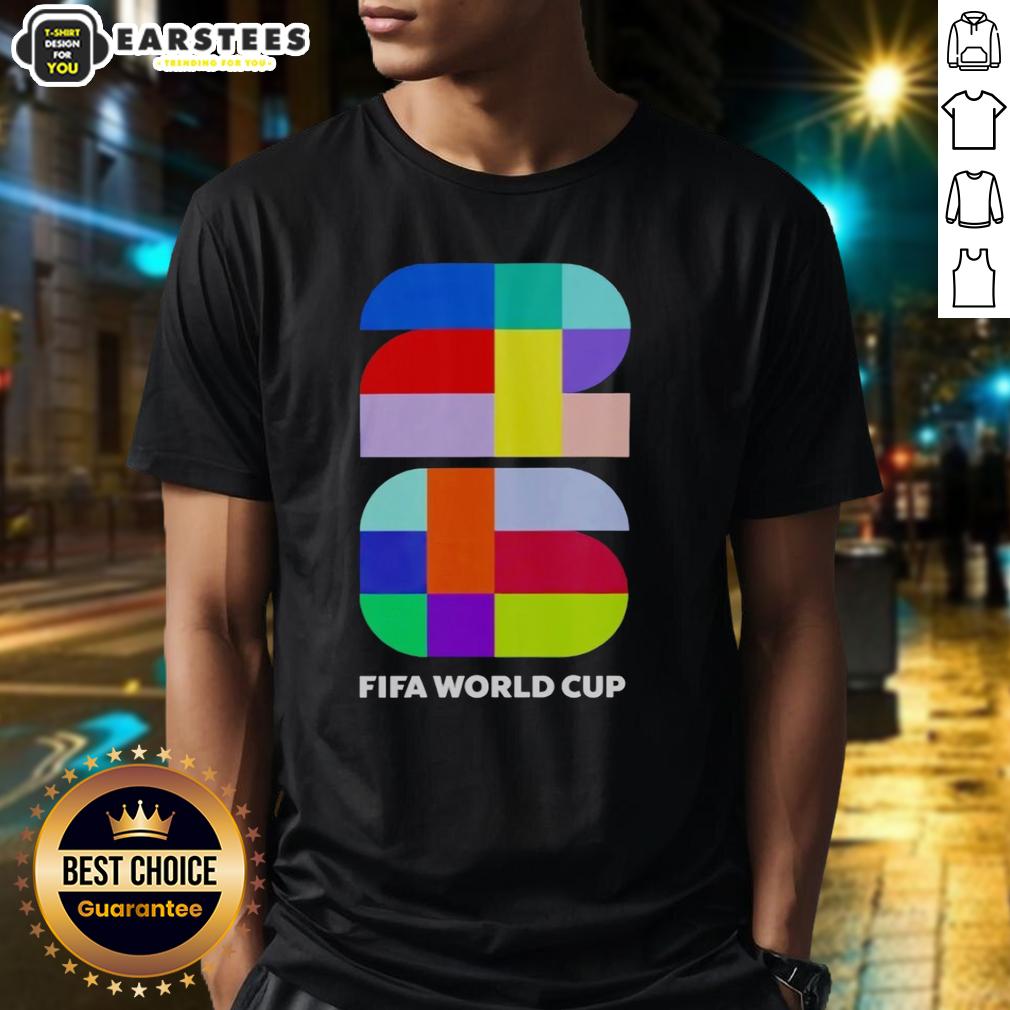 Awesome Fifa 2026 World Cup Colour Logo Emblem T-Shirt