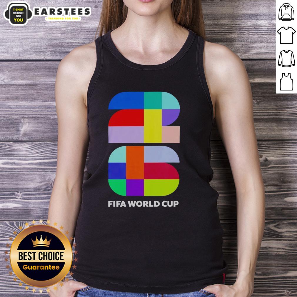 Awesome Fifa 2026 World Cup Colour Logo Emblem T-Shirt - Image 4