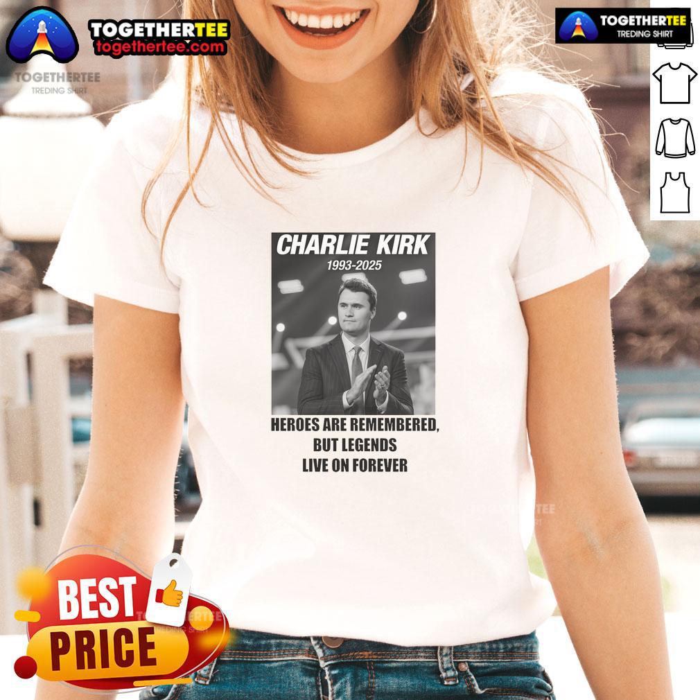 Hot Charlie Kirk Rest In Peace RIP Tribute Memorial MAGA T-Shirt - Image 3