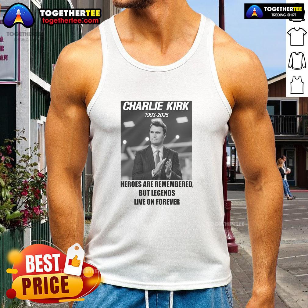 Hot Charlie Kirk Rest In Peace RIP Tribute Memorial MAGA T-Shirt - Image 4