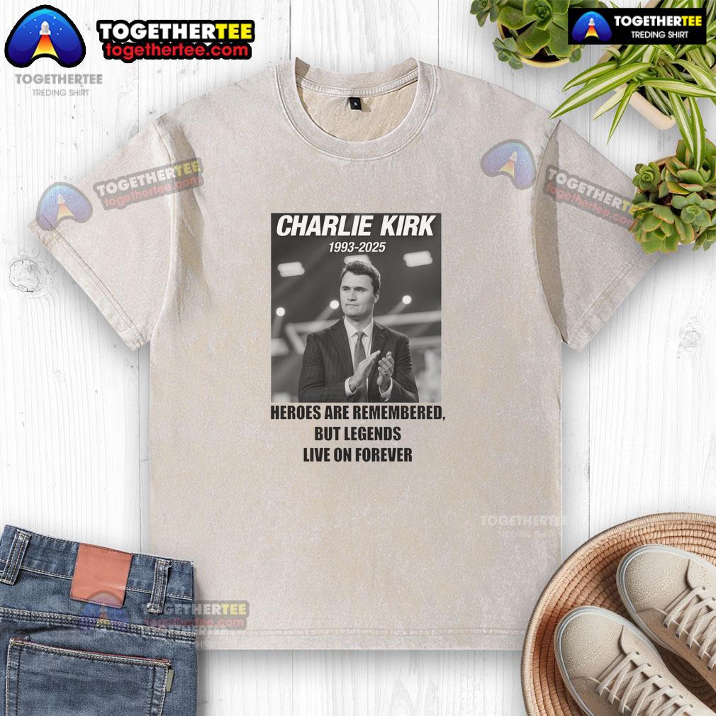 Hot Charlie Kirk Rest In Peace RIP Tribute Memorial MAGA T-Shirt - Image 6