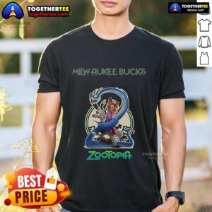 Premium Milwaukee Bucks Zootopia 2 T-Shirt