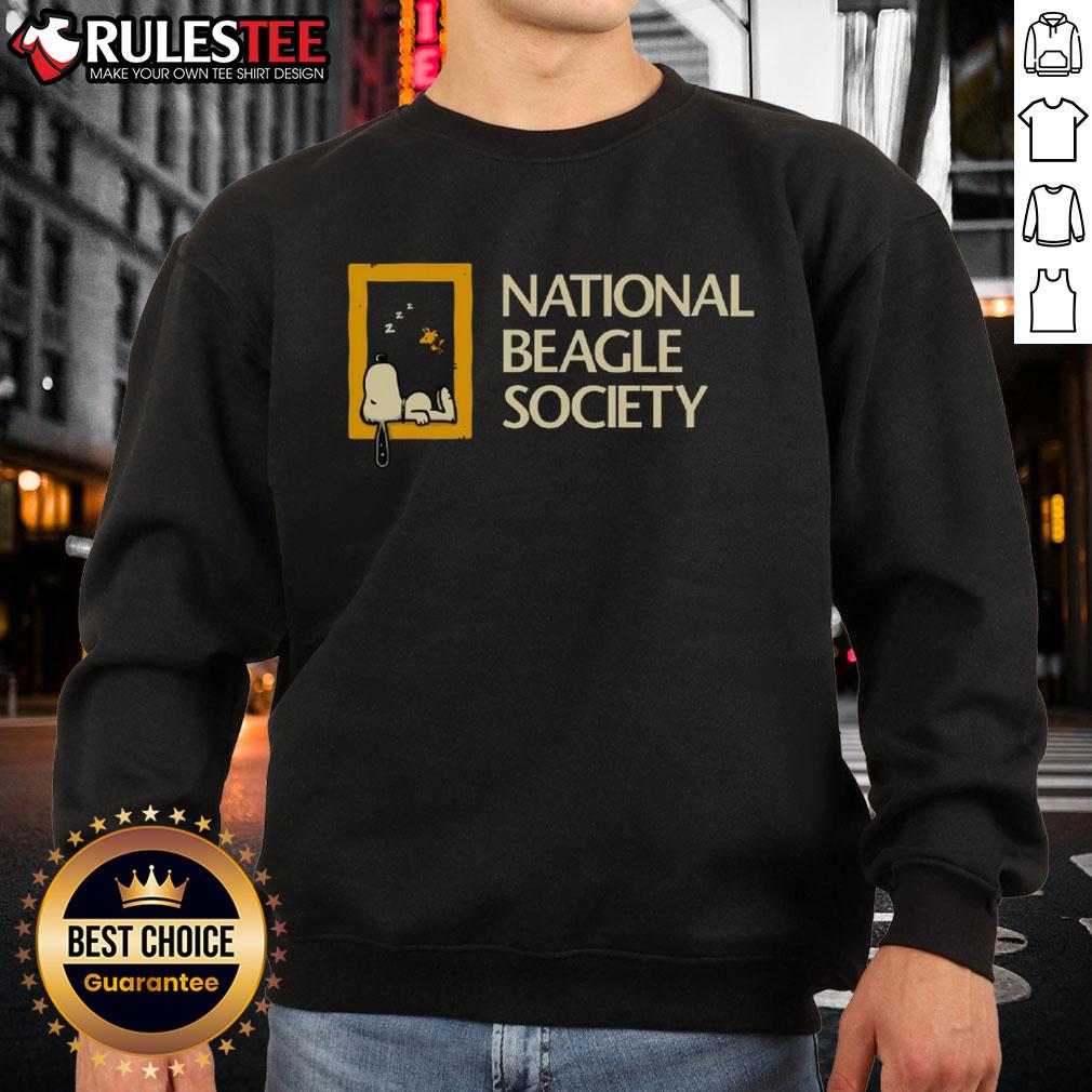 Cute Snoopy National Beagle Society T-Shirt - Image 5