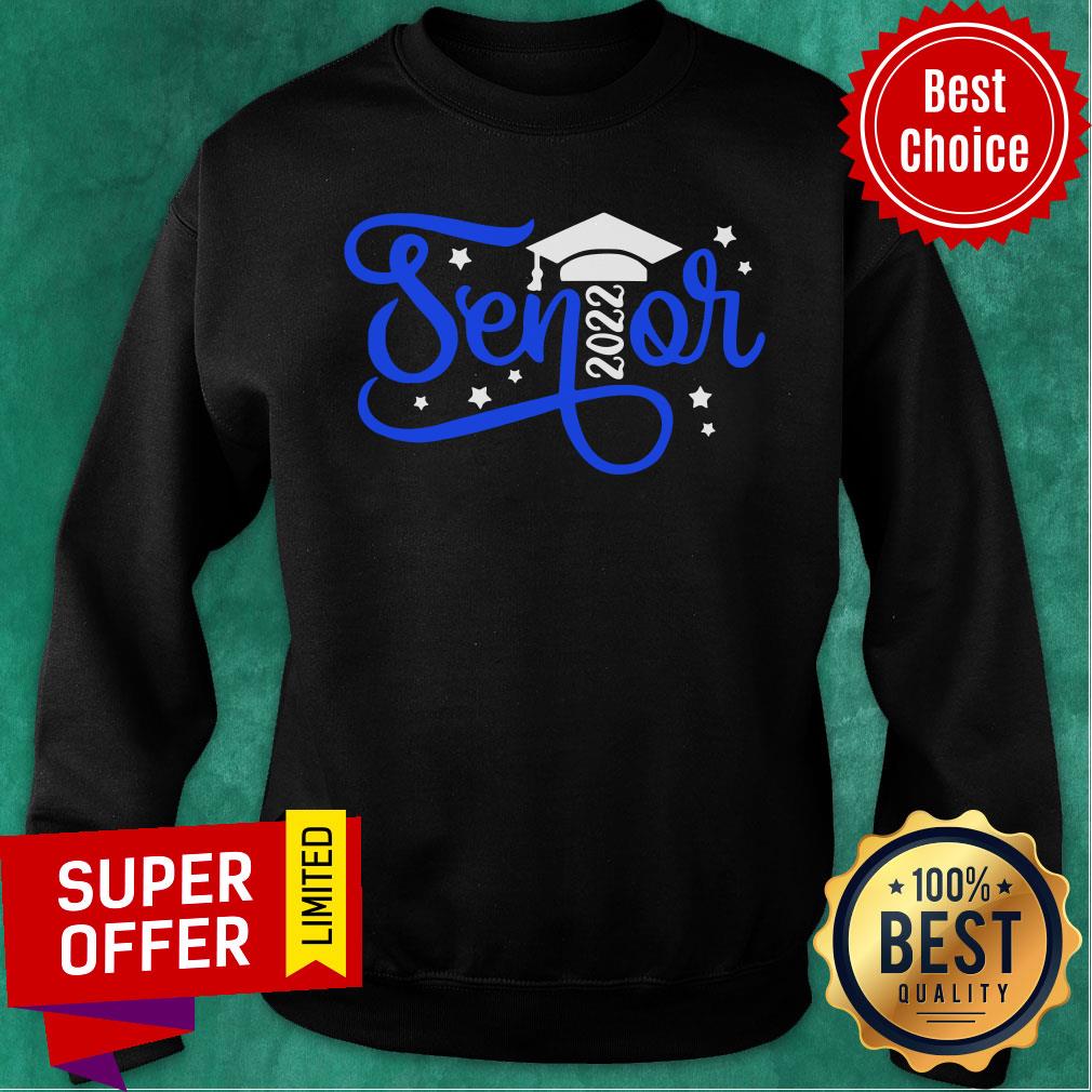 Nice Blue Seniors Class of 2022 Shirt - Image 4