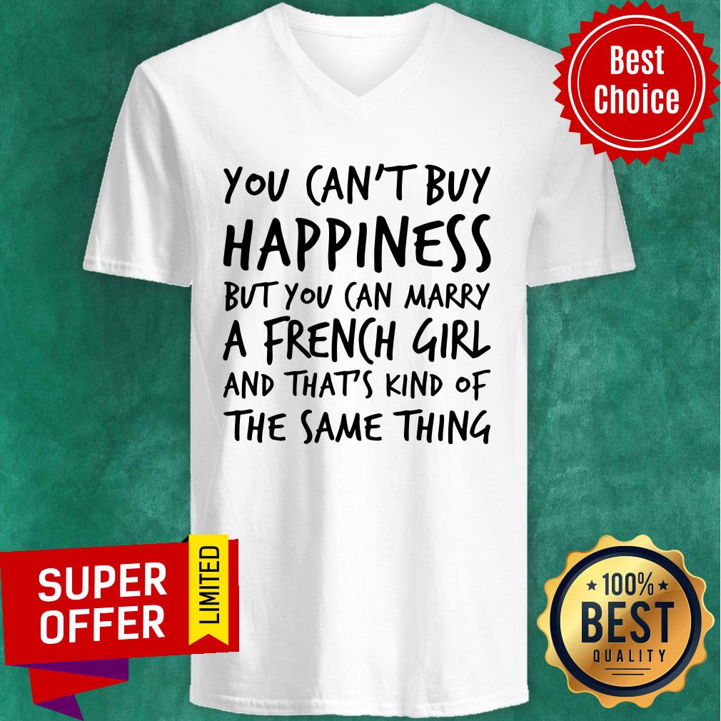 You Can't Buy Happiness But You Can Marry A French Girl Shirt - Image 2
