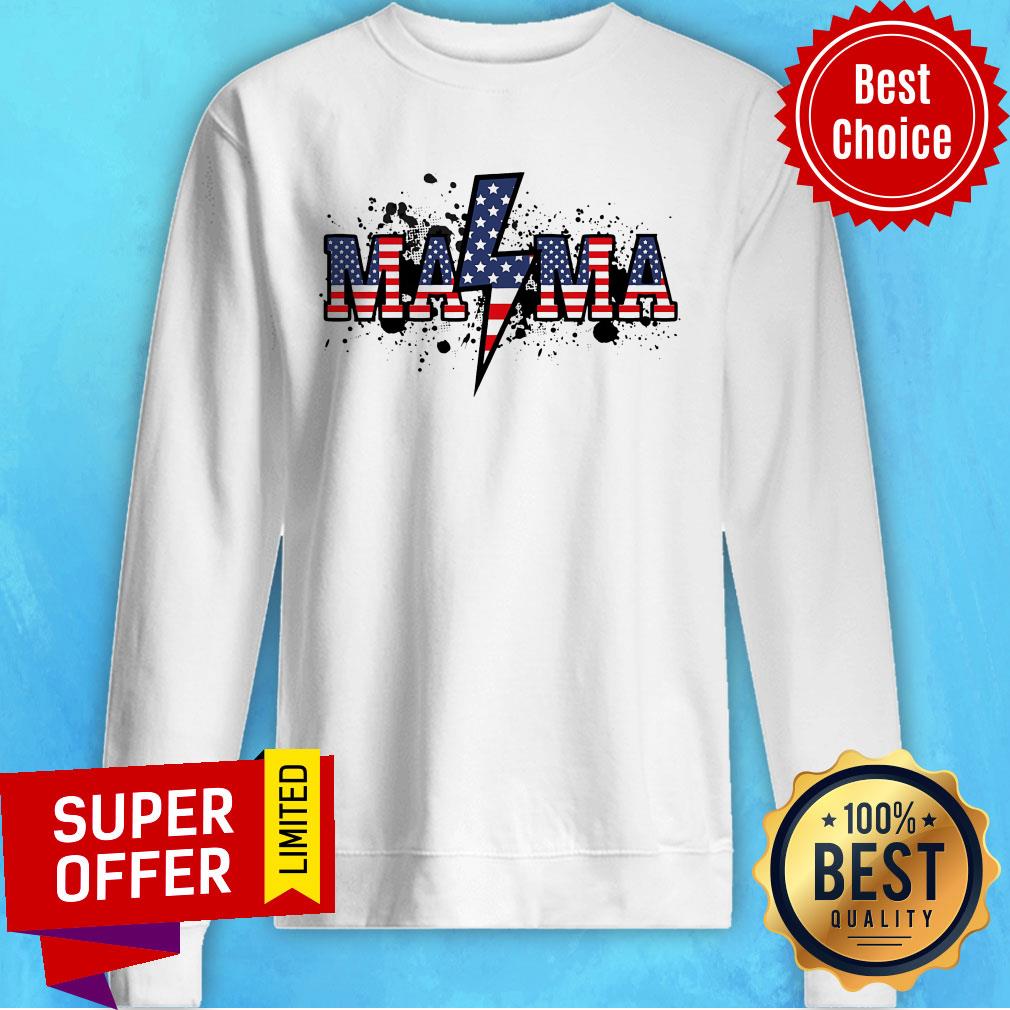 Lightning Mama American Flag Shirt - Image 4