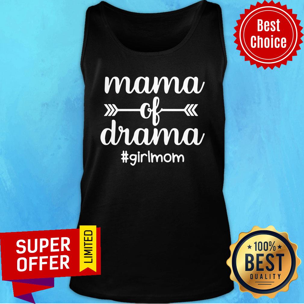 Mama Of Drama Girl Mom Arrow Shirt - Image 3