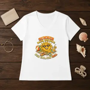Alternative view of Premium Summer Bank Holiday Vintage Chill Sun Shirt