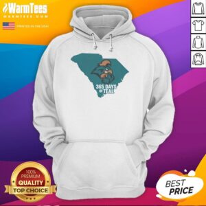 Alternative view of Nice Coastal Carolina 365 Days Of Teal T-Shirt