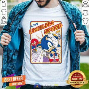 Sonic Knuckles And Tails Limitless Speed Retro Ringer T-shirt