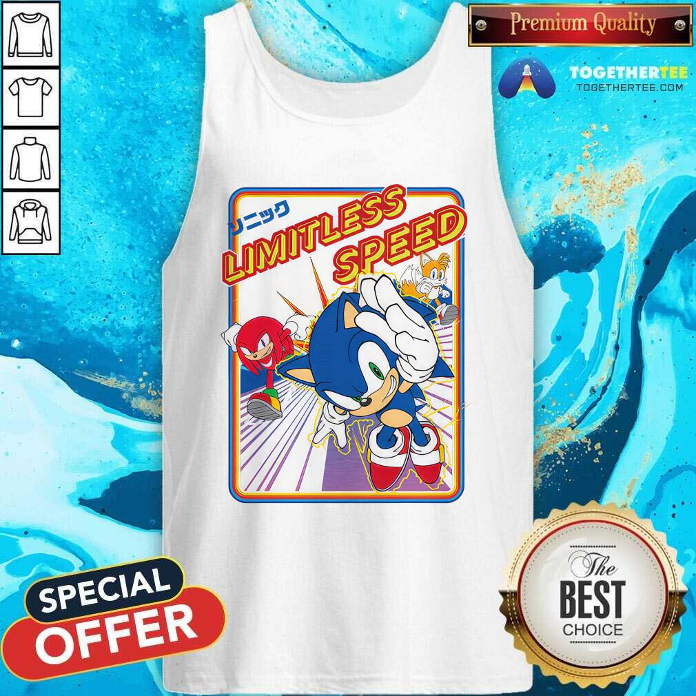 Sonic Knuckles And Tails Limitless Speed Retro Ringer T-shirt - Image 3